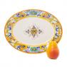 Овальная керамическая тарелка из декоративной коллекции Raffaellesco L´Antica Deruta  - фото