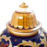 Высокая ваза с крышкой из коллекции керамического декора Lustro Antico L´Antica Deruta  - фото