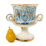 Керамическая ваза ручной работы в античном стиле Oro Antico L´Antica Deruta  - фото