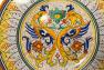 Настенная тарелка из коллекции художественной керамики Raffaellesco L´Antica Deruta  - фото