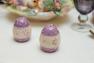 Набор для соли и перца из керамики в виде пасхальных яиц Villa d'Este  - фото