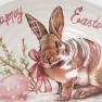 Овальное блюдо для весеннего стола «Пасхальный кролик» Ceramica Cuore  - фото