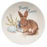 Круглый салатник с голубыми акцентами «Пасхальный кролик» Ceramica Cuore  - фото