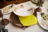 Керамический салатник с рисунком в весенней тематике «Цветочное настроение» Ceramica Cuore  - фото