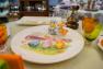 Большое блюдо для пасхальной сервировки «Счастливой Пасхи» Ceramica Cuore  - фото