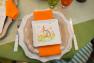 Салфетка столовая ярко-оранжевая Tint  - фото