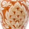 Ваза-амфора из керамики с двухцветным резным декором Scalfito L´Antica Deruta  - фото