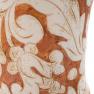 Керамическая ваза, емкость с крышкой, украшенная рельефной росписью, Scalfito L´Antica Deruta  - фото