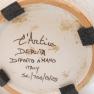 Оригинальная емкость-шкатулка из двухцветной керамики Scalfito L´Antica Deruta  - фото