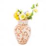 Керамическая ваза классической формы с фактурным орнаментом Scalfito L´Antica Deruta  - фото