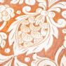 Фруктовница ручной работы из керамики с рельефным орнаментом Scalfito L´Antica Deruta  - фото