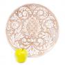 Небольшая керамическая тарелка с фактурной поверхностью Scalfito L´Antica Deruta  - фото