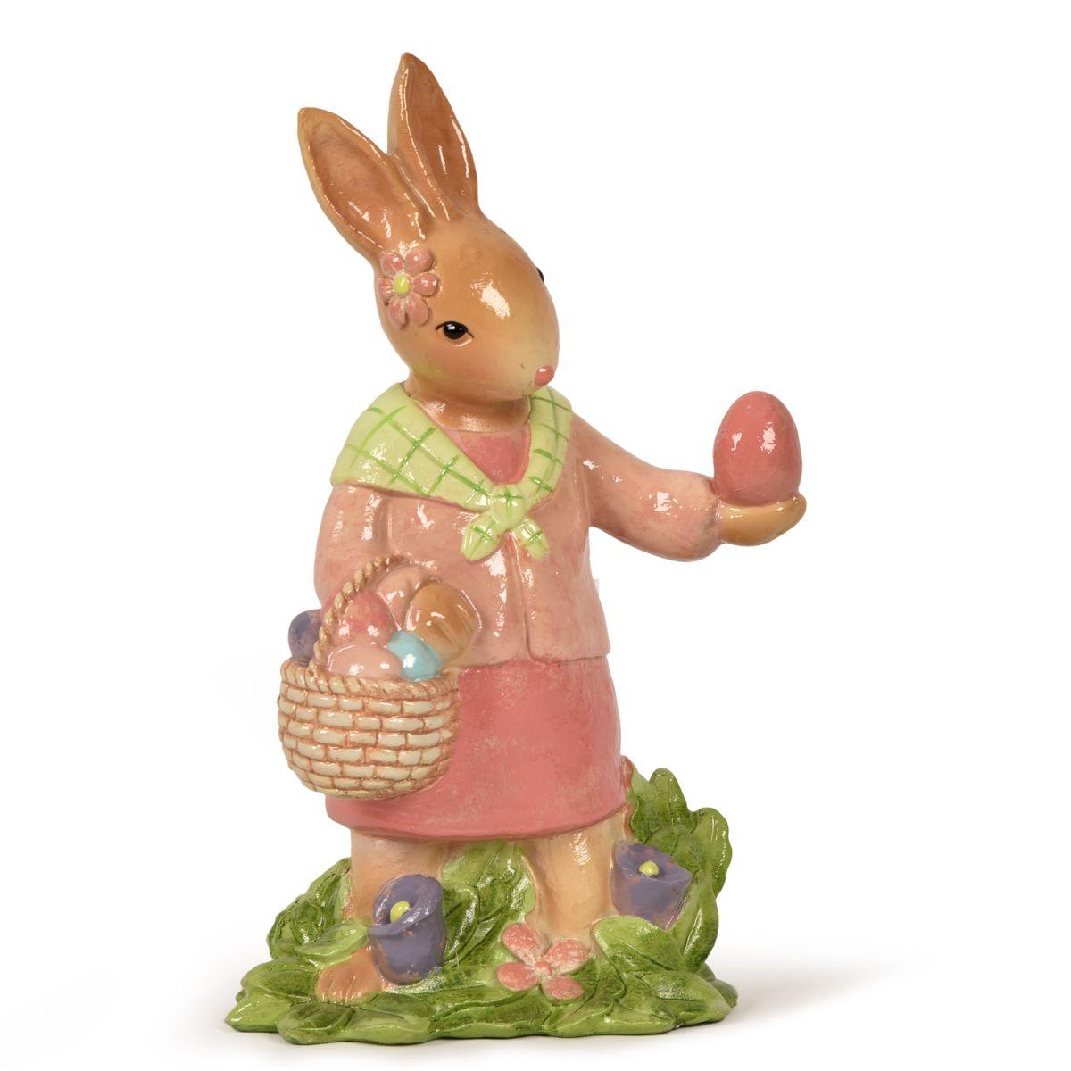 Статуетка кролик з крашенками