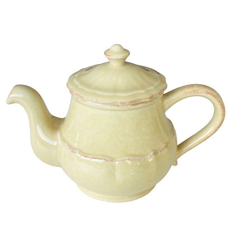 Заварник для чаю керамічний жовтого кольору Impressions