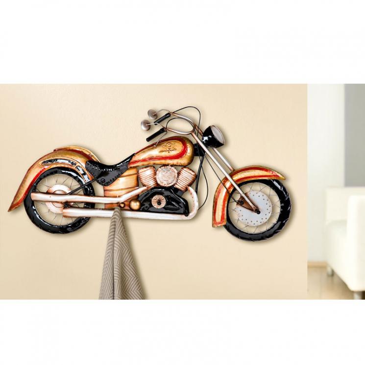 Вішалка настінна мотоцикл 3D Handwerk - фото