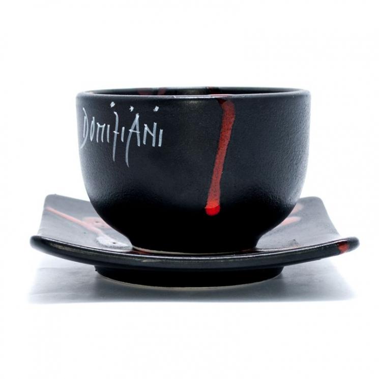 Чашка чайна з квадратною тарілкою Domiziani - фото