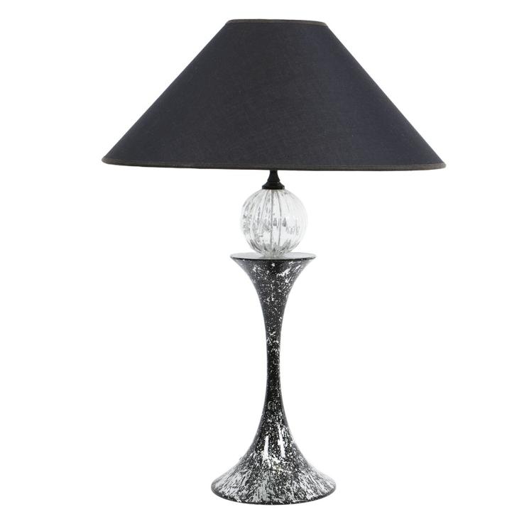 Стильна настільна лампа у чорному кольорі Fusaroli - фото
