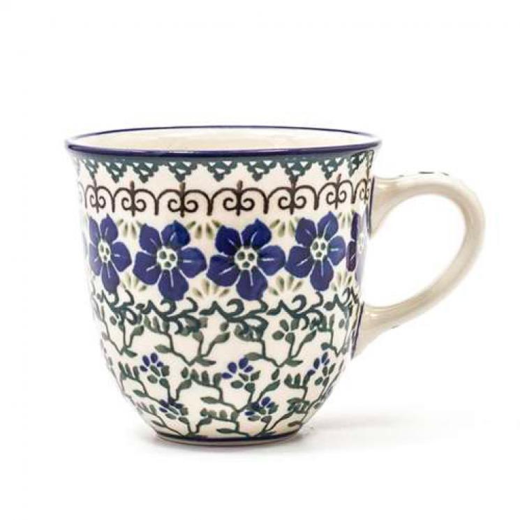 Чашка чайна керамічна 300 мл "Фіалки" Кераміка Артистична - фото