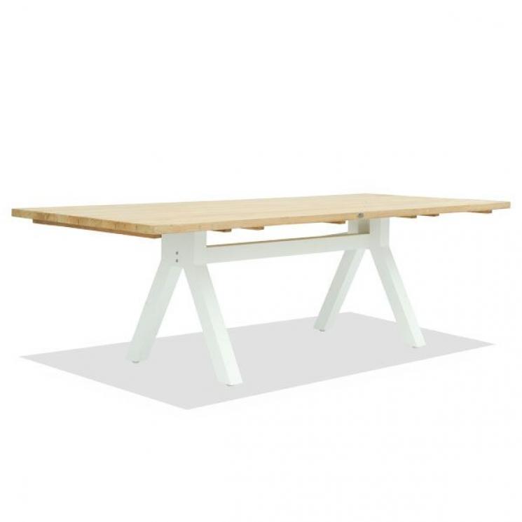 Прямокутний обідній стіл із дерев'яною стільницею для вулиці Windsor Skyline Design - фото
