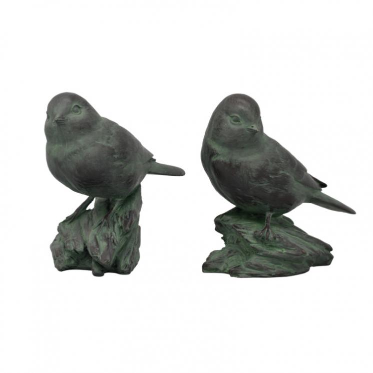 Набір статуеток "Пташки на камінні" TroupeR, 2 шт Exner - фото