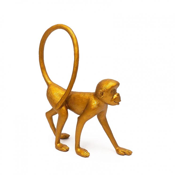 Креативна статуетка "Мавпочка" золотого кольору Hilda Exner - фото