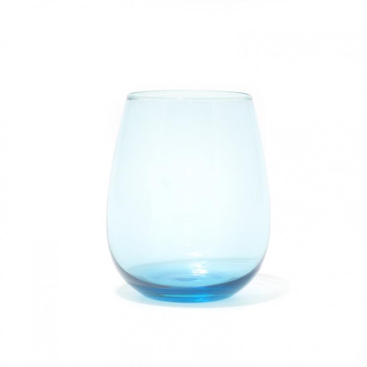 Набір із 6-ти блакитних склянок для води Villa d'Este - фото