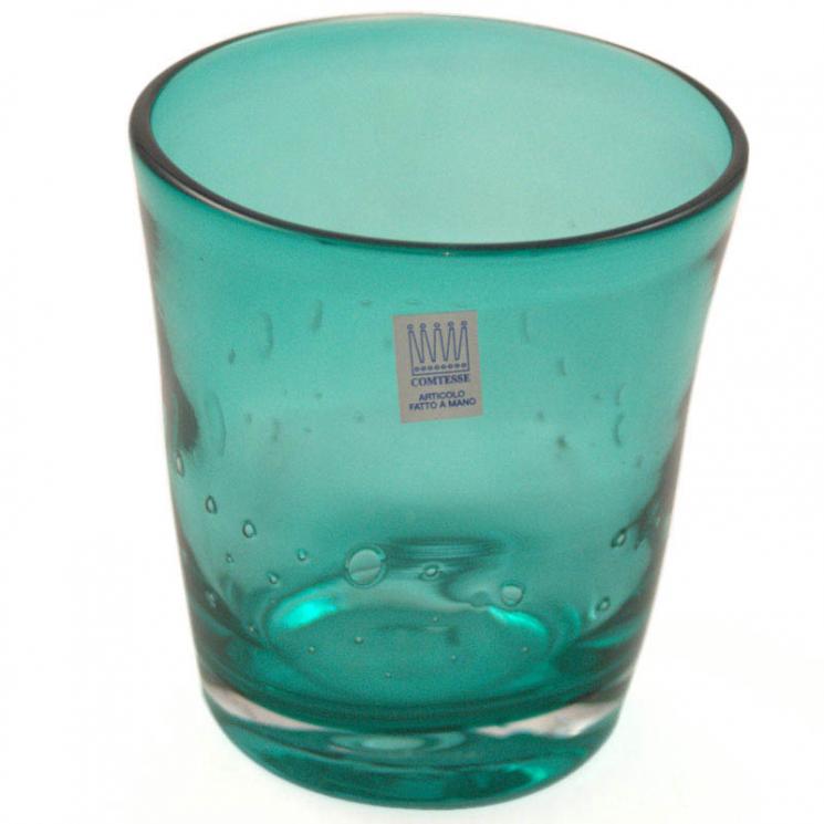 Набір із 6-ти склянок для вина зі скла з повітряними бульбашками Samoa Comtesse Milano - фото