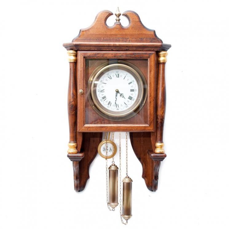 Настінний годинник старовинний з маятником і боєм Capanni - фото