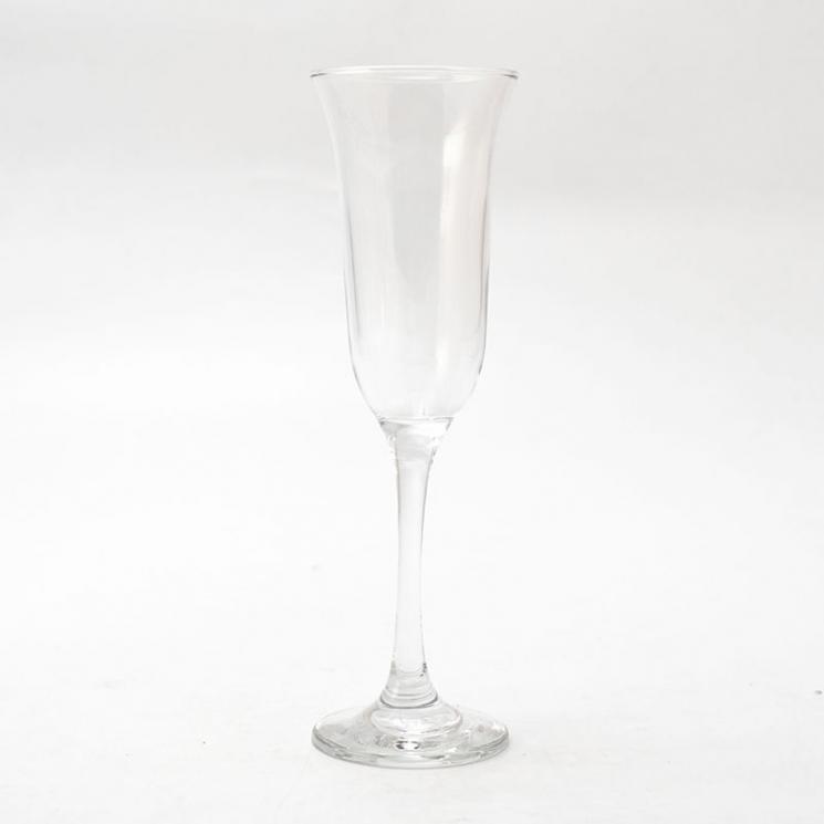 Комплект високих прозорих келихів для шампанського Bastide, 6 шт. - фото