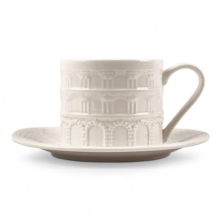 Чашка чайна біла "Історії міста" Palais Royal - фото