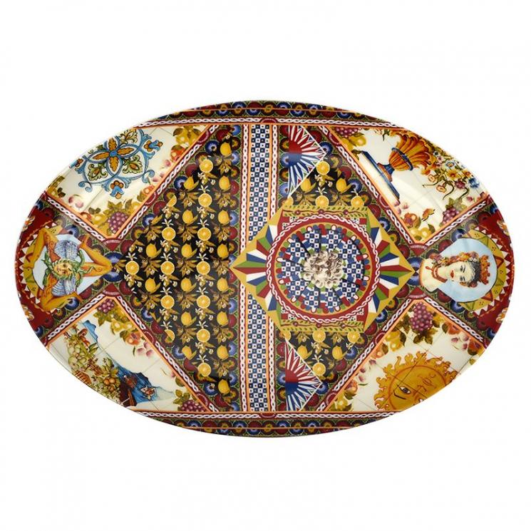 Таріль овальна з яскравим дизайном Santa Rosalia Palais Royal - фото