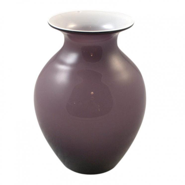 Скляна ваза фіолетового кольору Fiore Comtesse Milano - фото