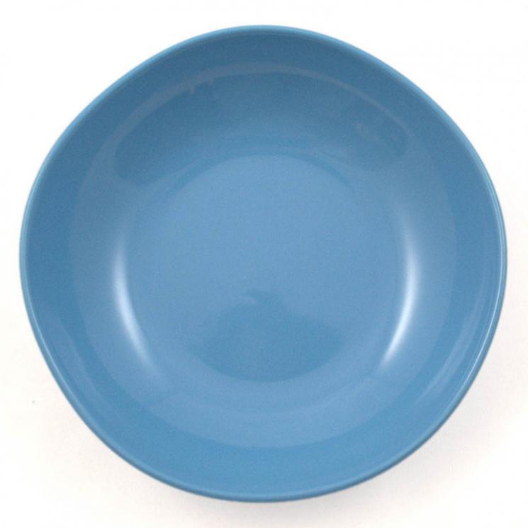 Набір із 6-ти глибоких тарілок блакитного кольору Ritmo Comtesse Milano - фото