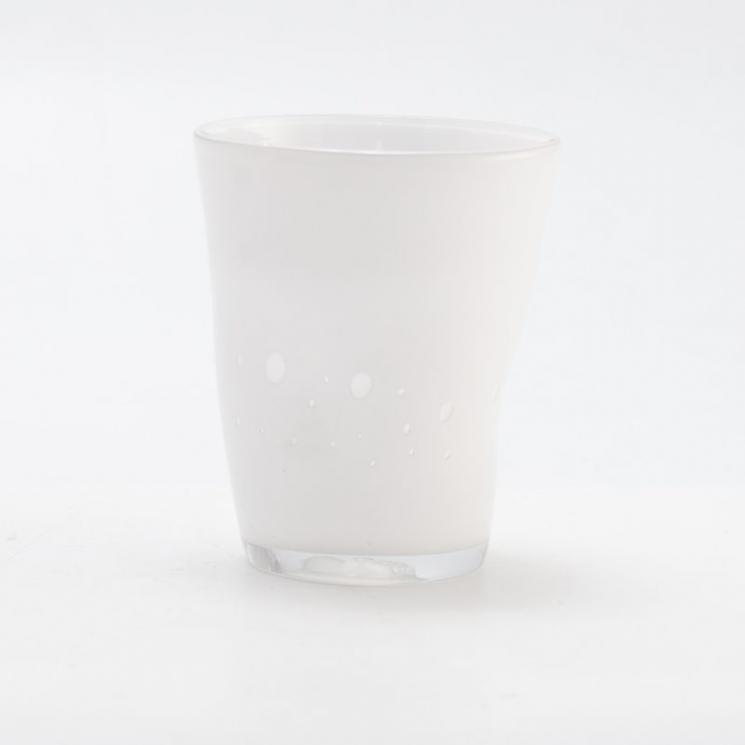 Набір склянок Comtesse Milano Samoa непрозорі білі 6 шт. - фото