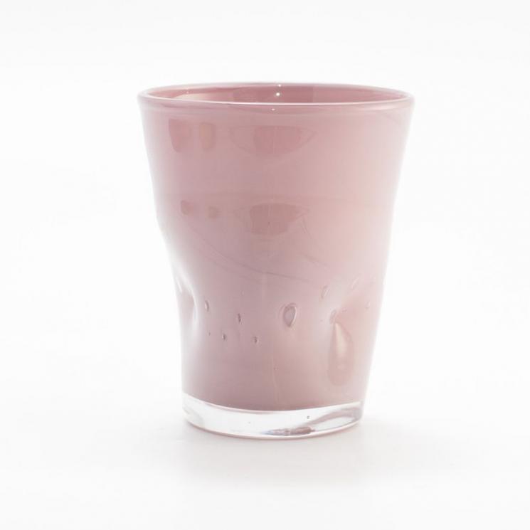 Набір склянок Comtesse Milano Samoa непрозорі рожеві 6 шт. - фото