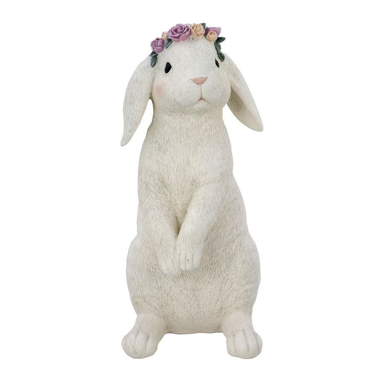 Весняний декор для прикраси "Кролик з віночком" H. B. Kollektion - фото
