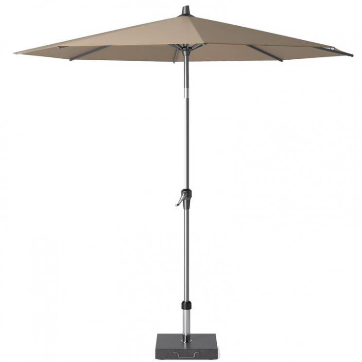 Вулична парасоля кольору тауп Riva Platinum - фото