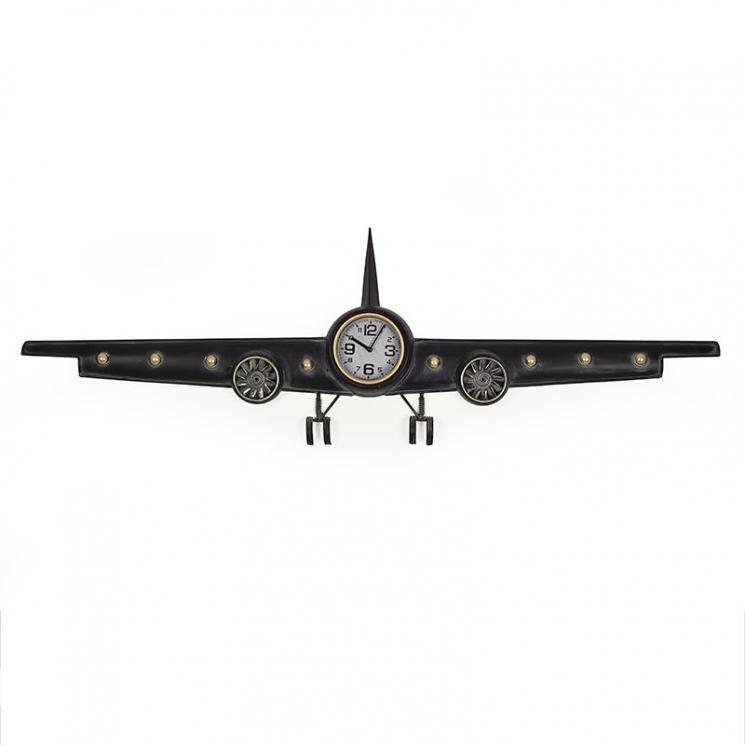 Дизайнерський годинник у вигляді літака в стилі лофт Kelvin Loft Clocks & Co - фото