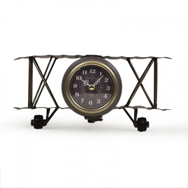 Дизайнерський годинник у вигляді літака в стилі лофт Amelia Loft Clocks & Co - фото