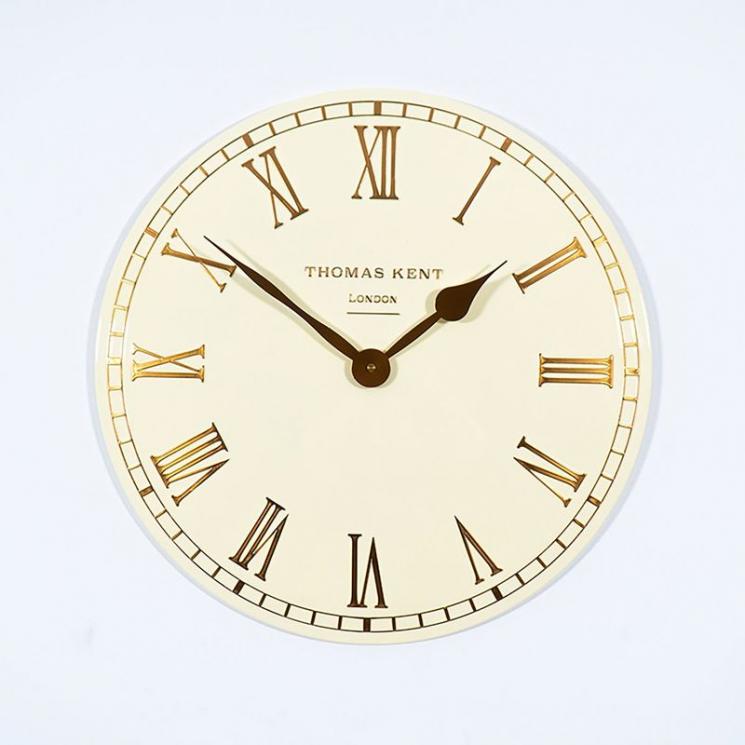 Сучасний витончений настінний годинник молочного кольору Oxford Thomas Kent - фото