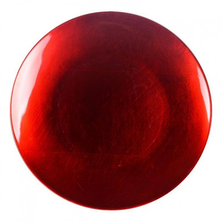 Таріль декоративна червоного кольору Bastide - фото