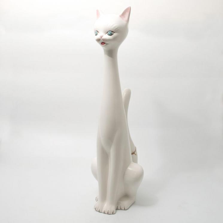 Статуетка Кішечка біла Mastercraft - фото