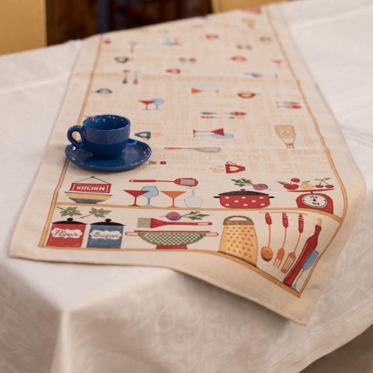 Гобеленовий ранер із колекції "Секрети шеф-кухаря" Villa Grazia Premium - фото