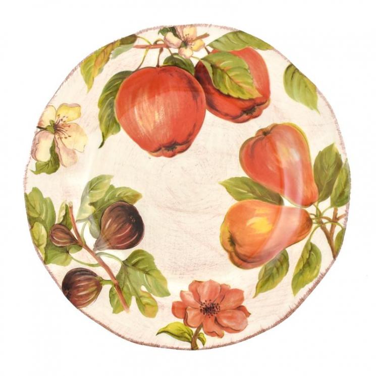 Обідня тарілка із зображенням фруктів "Осінній ноктюрн" Villa Grazia - фото