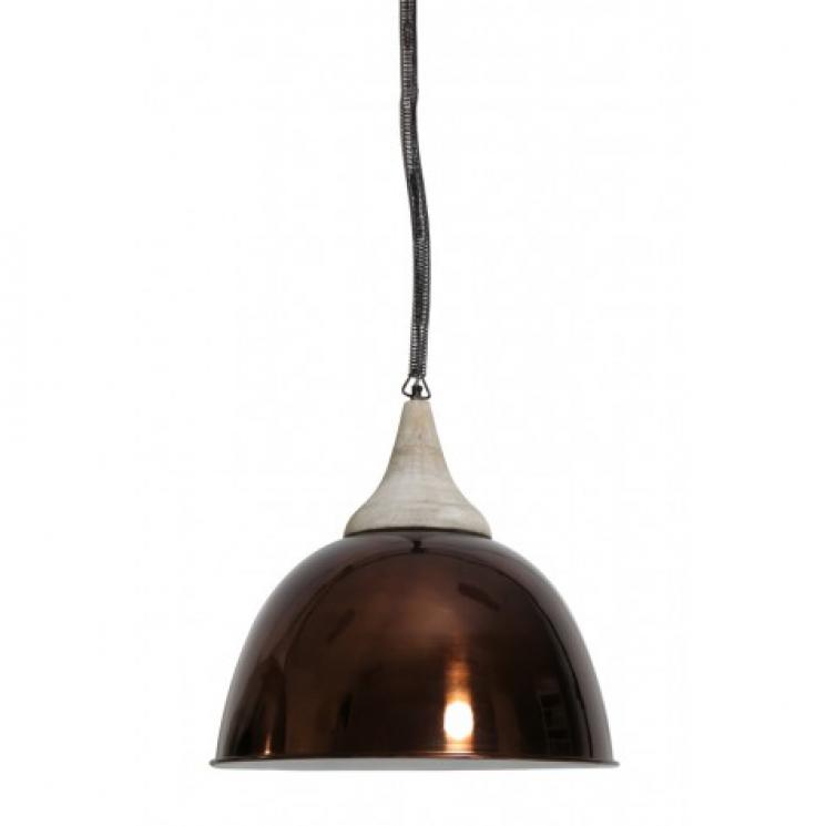 Почіпний світильник металевий мідного кольору в стилі лофт Light and Living - фото