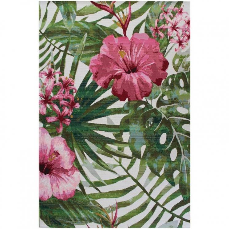 Килим для тераси зелено-рожевий Jungle SL Carpet - фото