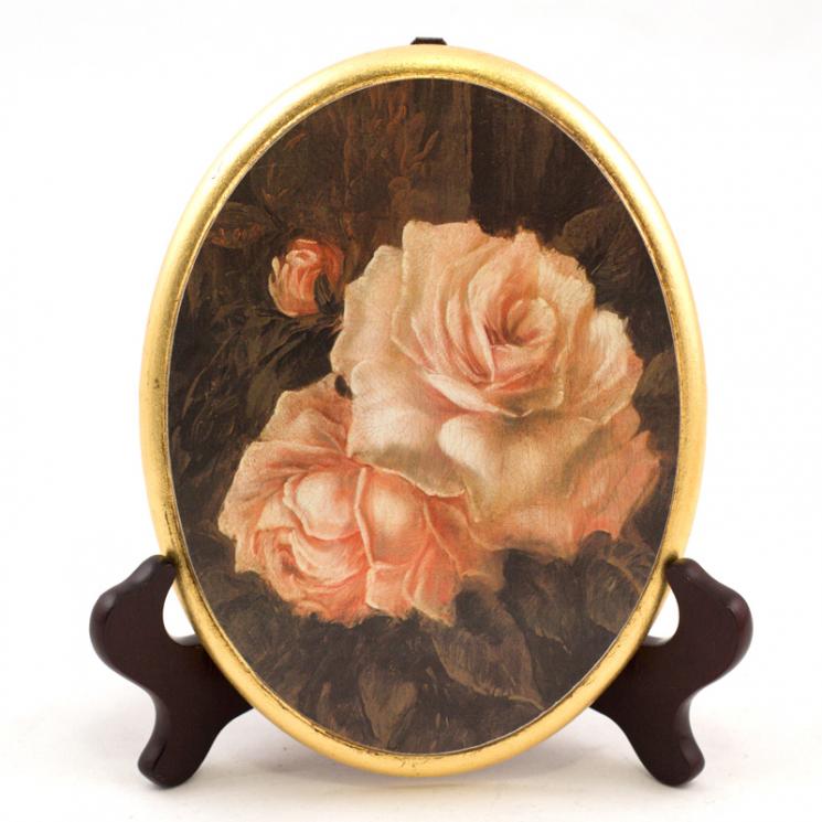 Набір з 4-х репродукцій картин "Троянди" Сільвії Богані Decor Toscana - фото