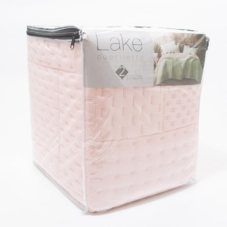 Покривало Centrotex Lake Cube Quilt 260×260 см рожеве - фото