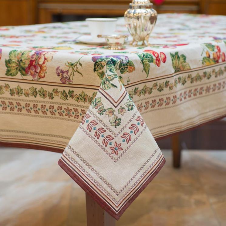 Кухонний гобеленовий текстиль "Фруктовий достаток" Emilia Arredamento - фото