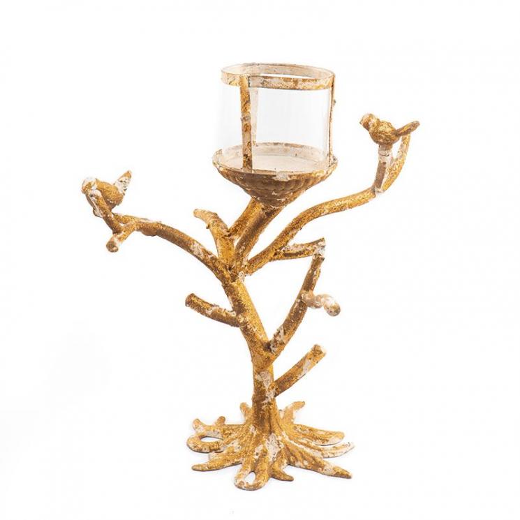 Декоративний свічник "Птахи на дереві" Mastercraft - фото